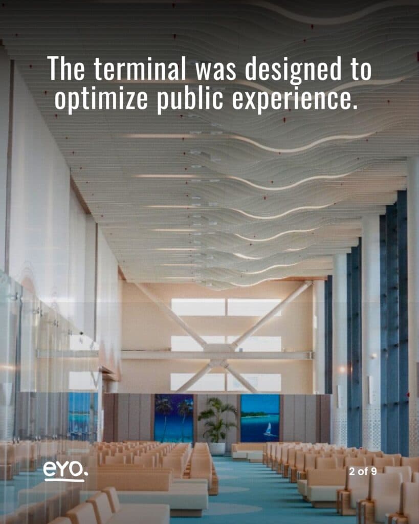 Lets showcase our brand new Terminal 1 at VIA