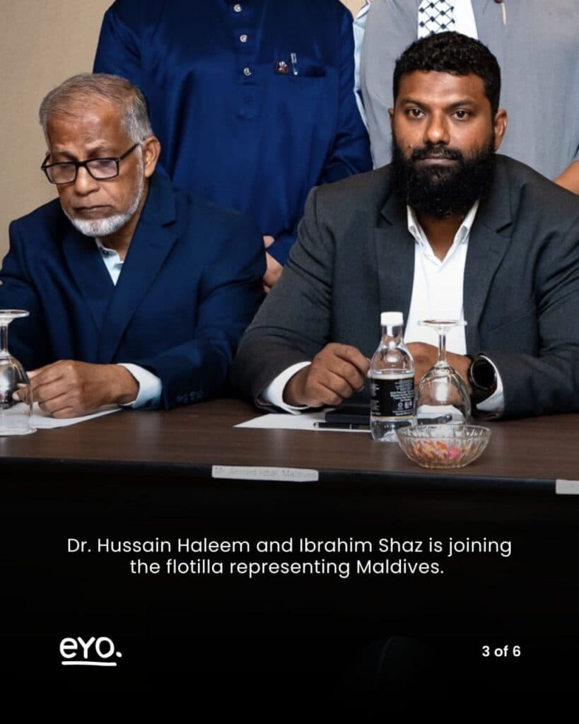 Maldives part of largest floatilla to Gaza