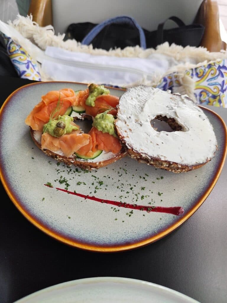 Brunch by the Beach: Coffee & Bagels Edition