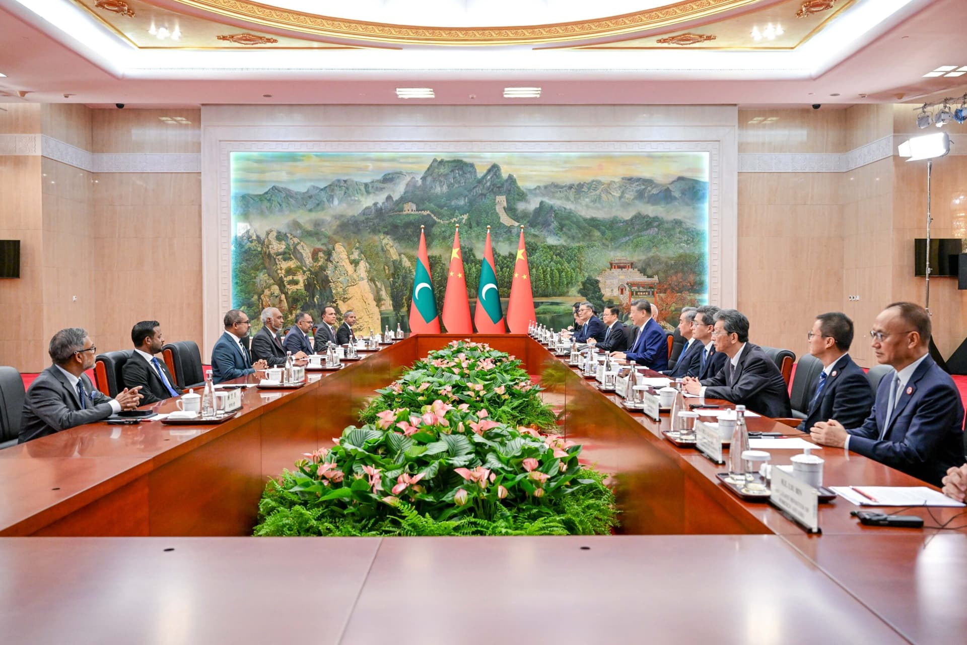 President Muizzu meets President of the People's Republic of China