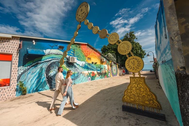 "Magu hedhun" in a local tourism island