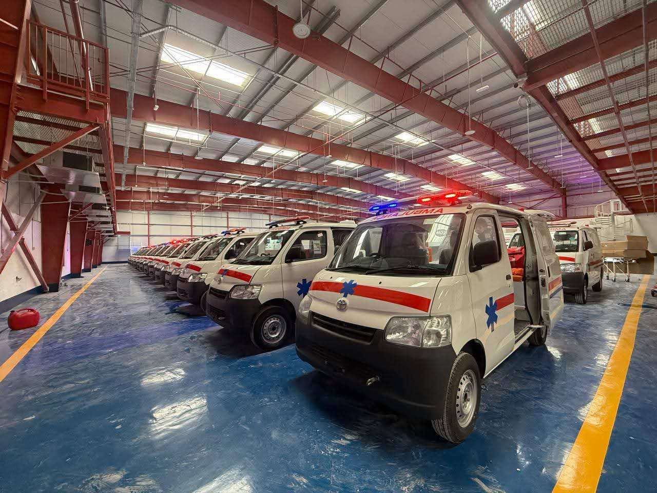 First Batch of 18 Ambulances Ready to Be Brought to Maldives