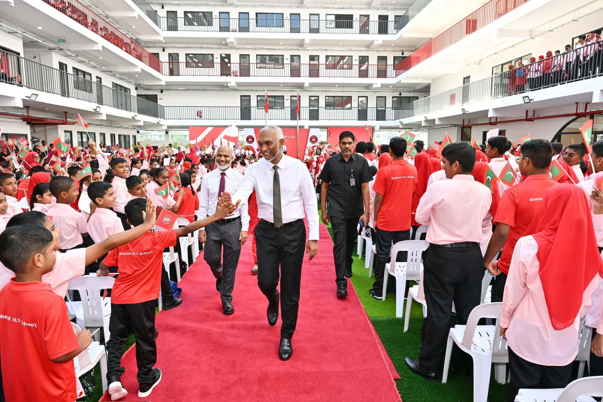 Education in Atolls to Be Upgraded to Match Malé: President