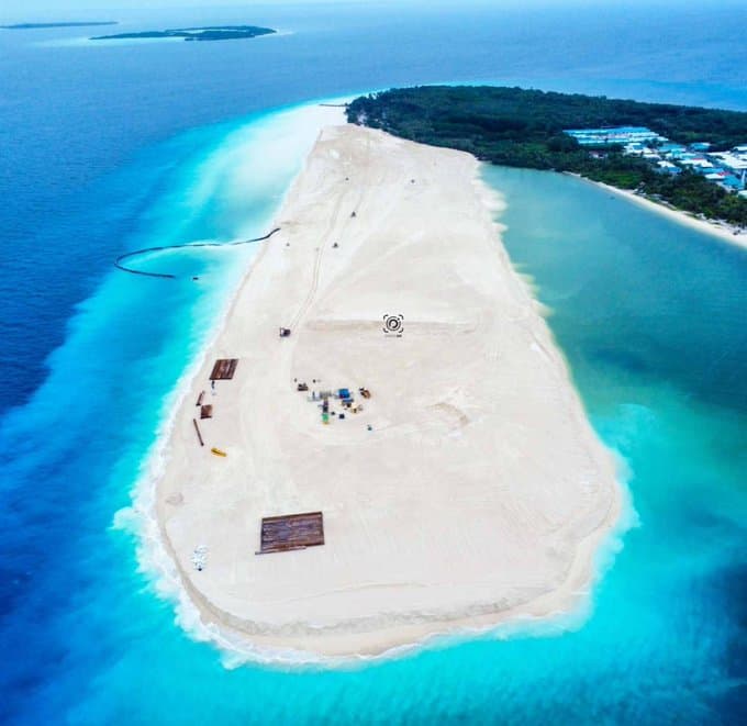 Milandhoo Airport Reclamation Completed