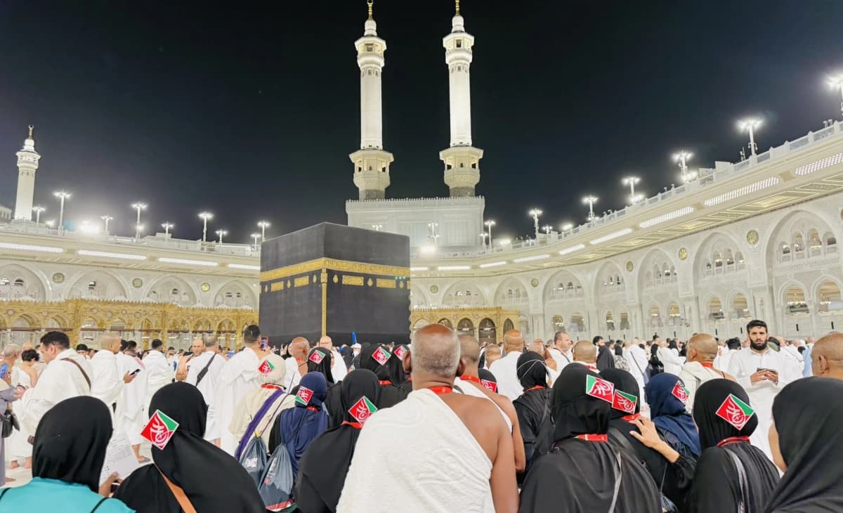 Maldivian Umrah pilgrims. | Photo: Maldives Hajj Corporation