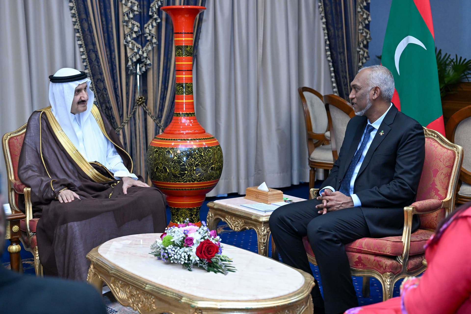 Saudi royal pays courtesy call on President Muizzu