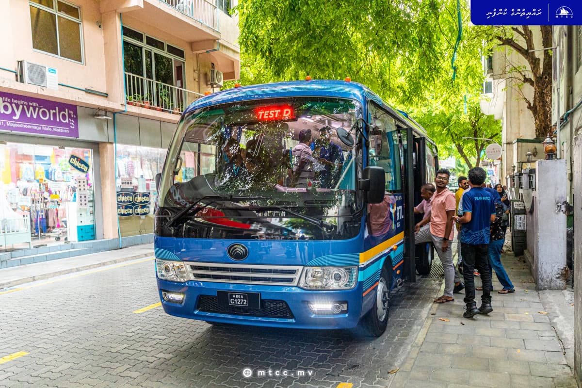 MTCC Announces Temporary Adjustments to Male' Bus Routes for Independence Day Celebrations