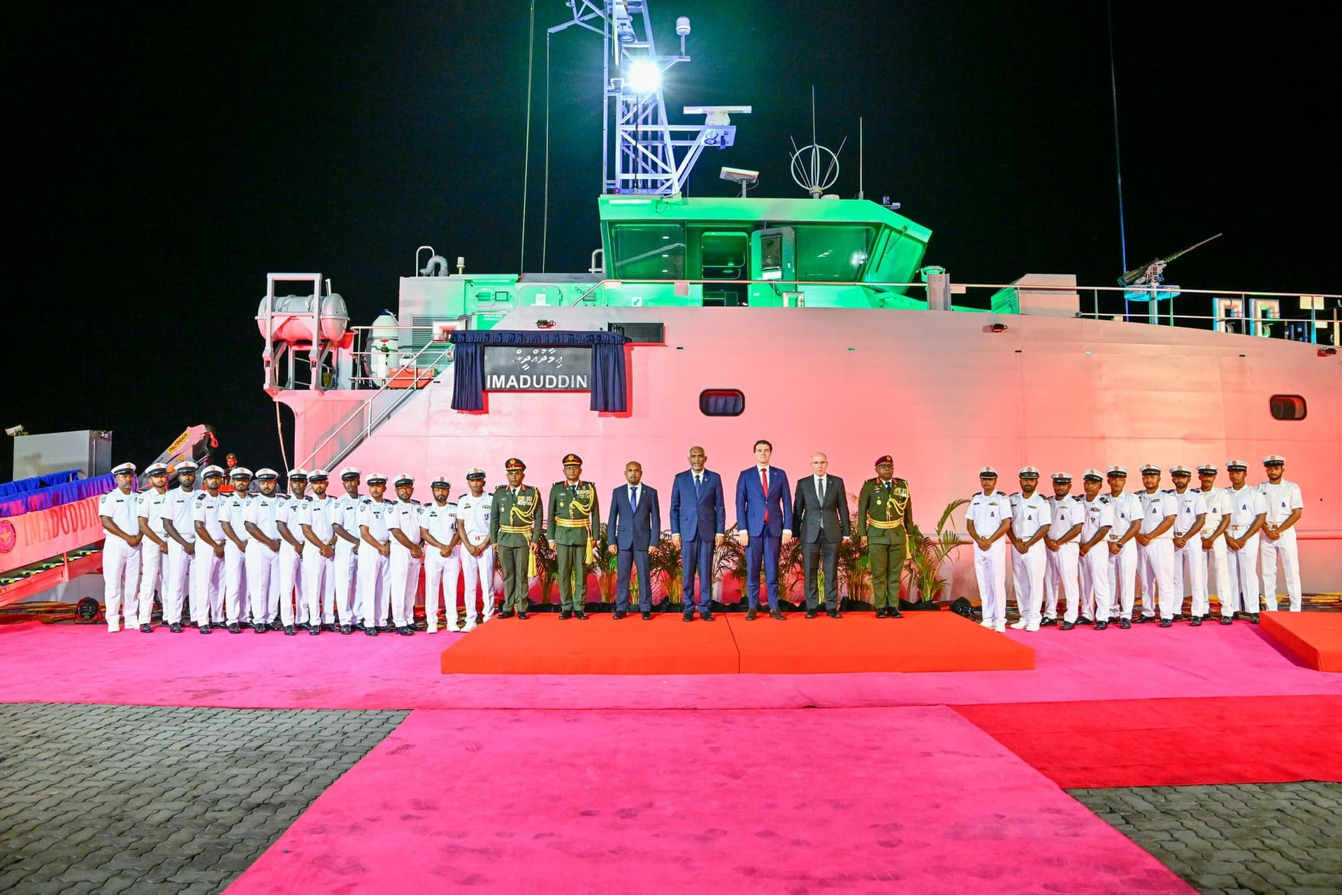 President Commissions Australia-Donated Coast Guard Vessel