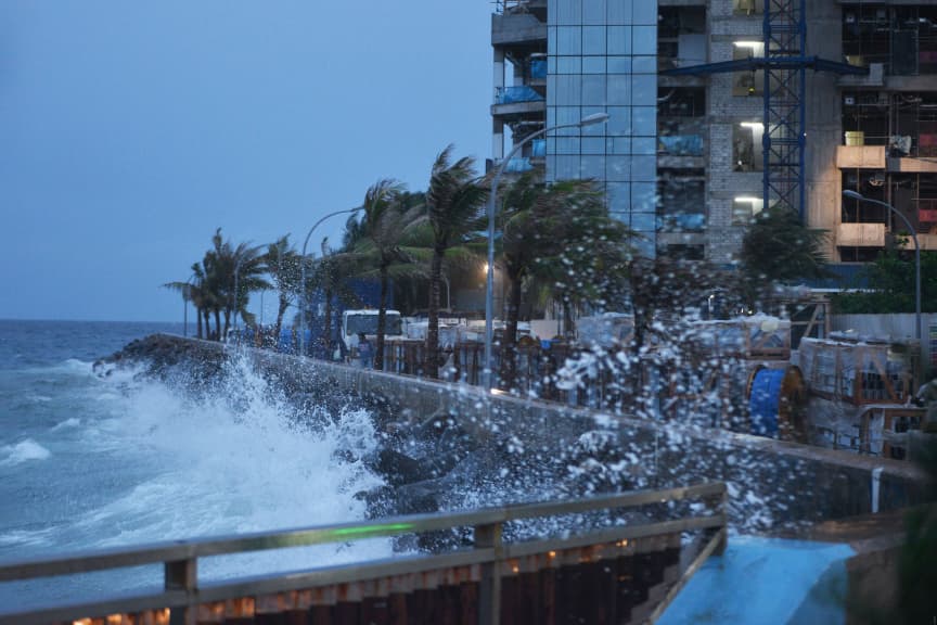 Southwest Monsoon to Strengthen Across Maldives, Heavy Showers and Thunderstorms Expected