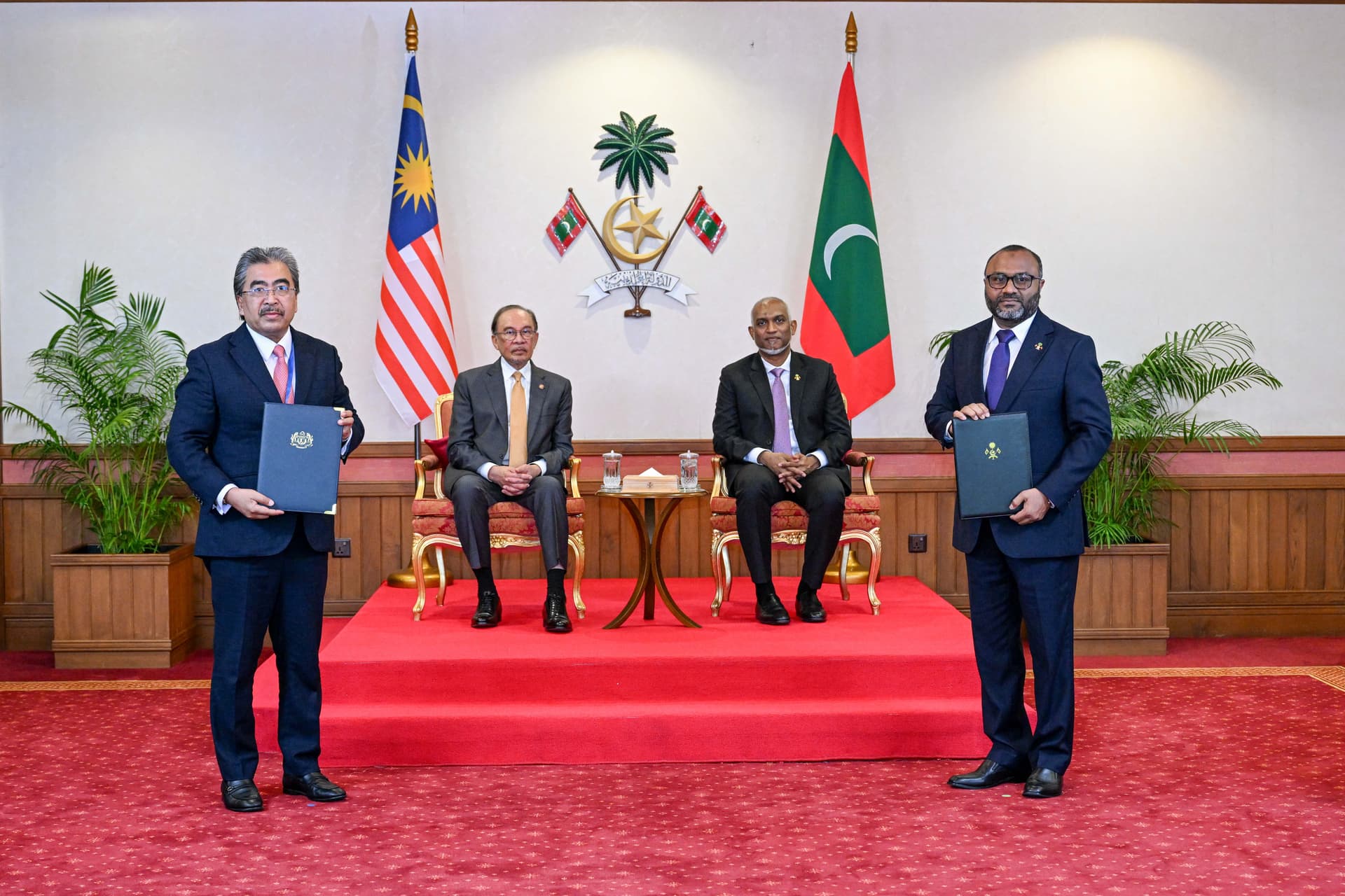 Maldives, Malaysia sign defence and Islamic affairs agreements to deepen bilateral ties