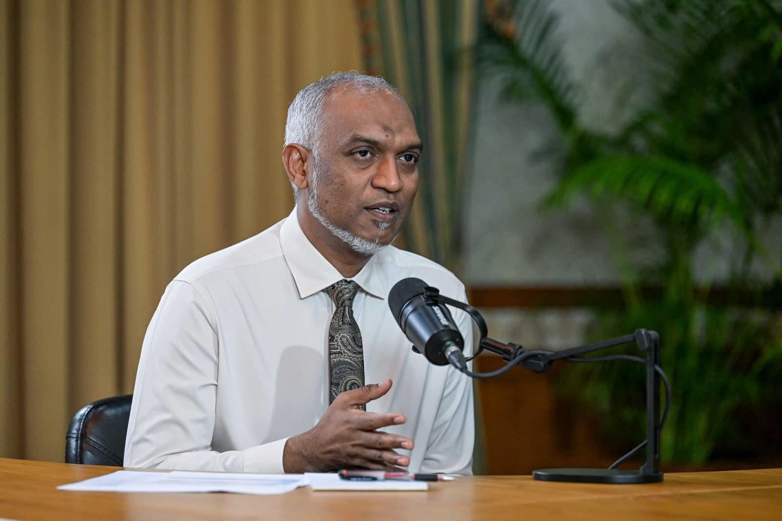 President Assures Rasmalé Land Will Remain Maldivian-Owned