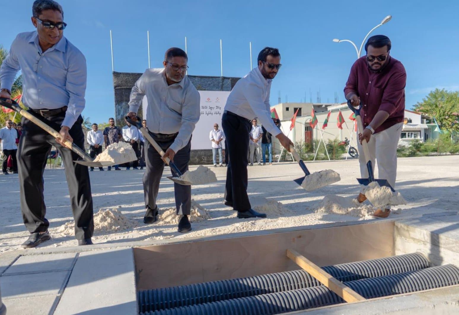 50 Housing Units Project Launched in Thinadhoo
