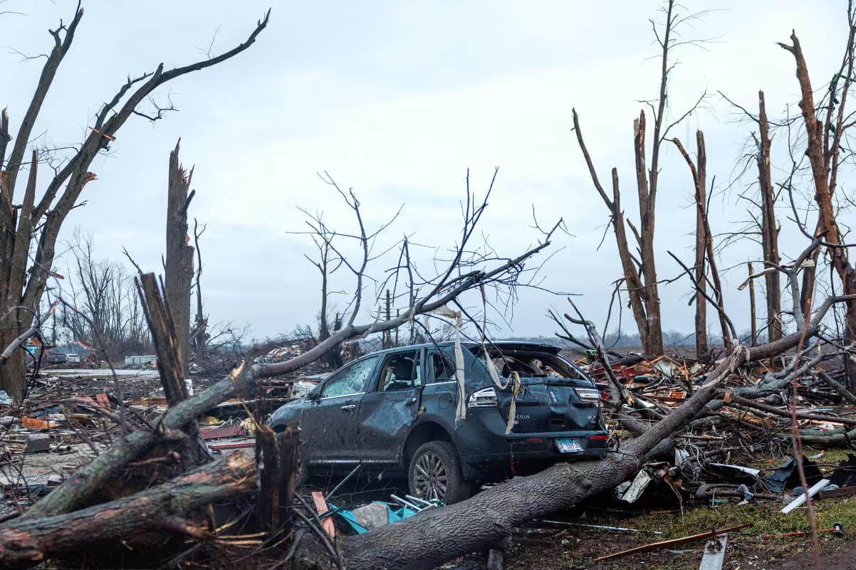 Tornadoes kill two as severe storms hit US