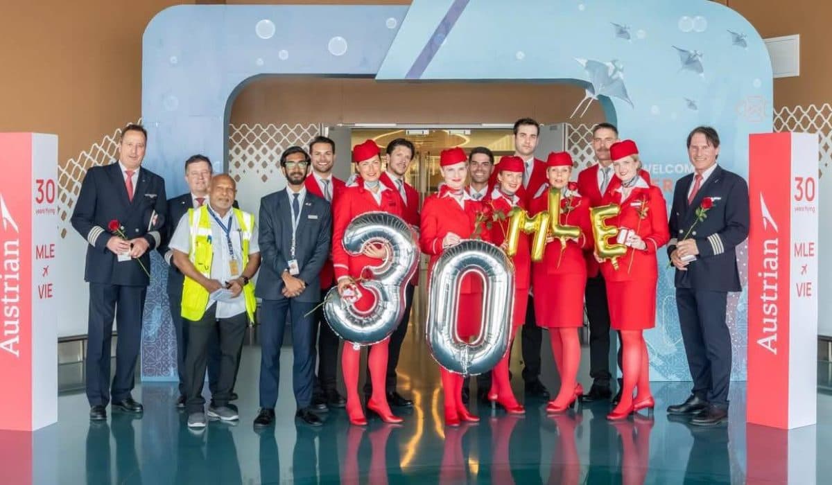 Austrian Airlines Marks 30 Years of Service to the Maldives