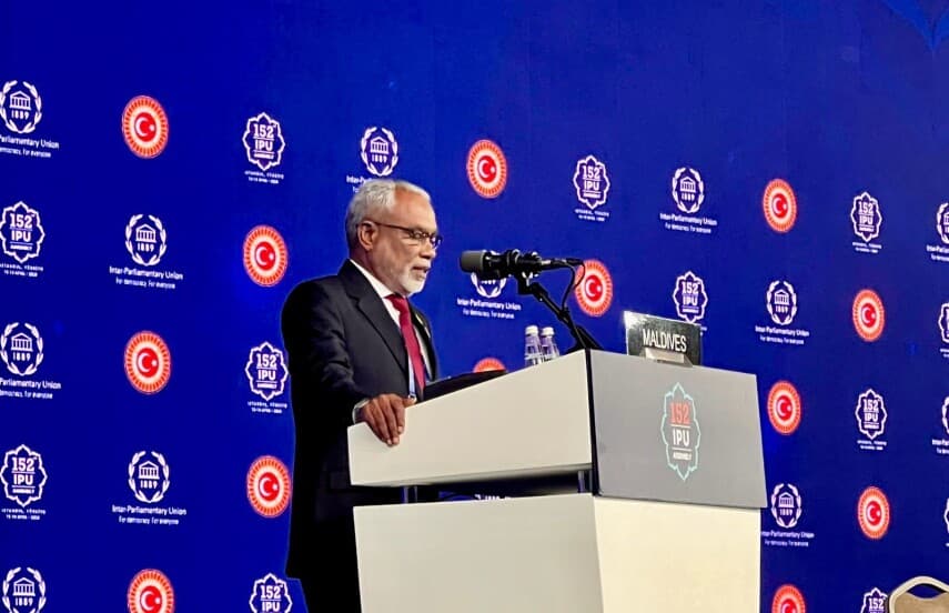 Maldives Speaker Calls for Global Unity on Peace, Climate Action at IPU Assembly