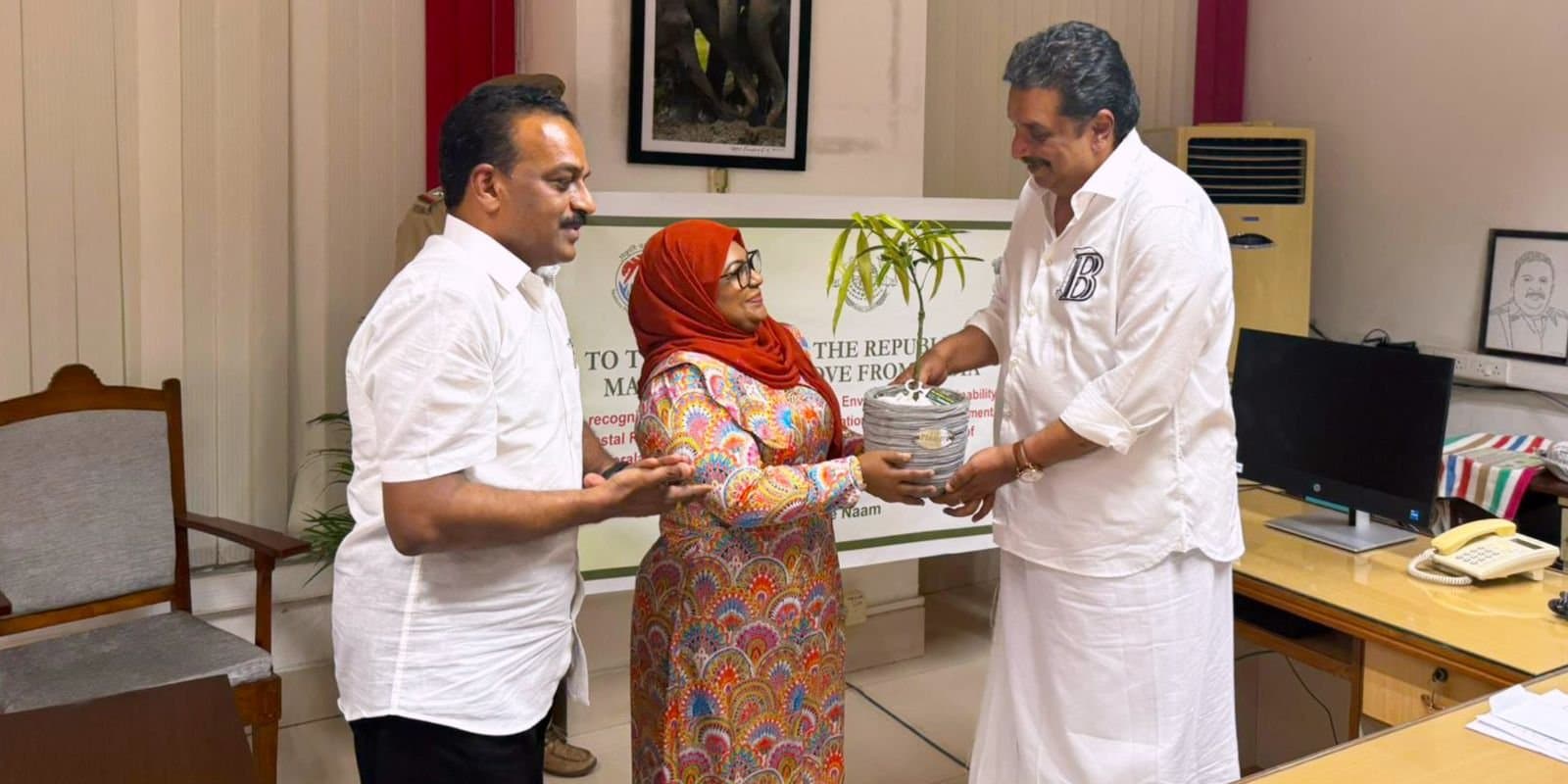 Maldives Receives 1,200 Saplings From Kerala Under Five Million Tree Initiative